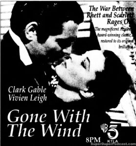 GONE WITH THE WIND- Television guide ad. November 14, 1996.