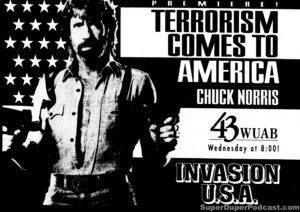 INVASION U.S.A.- Television guide ad. November 20, 1991.