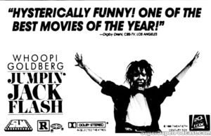 JUMPIN' JACK FLASH- Newspaper ad. November 11, 1986. Caped Wonder Stuns City!