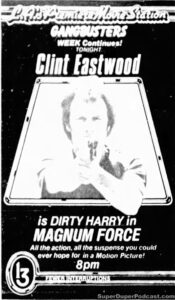 MAGNUM FORCE- Television guide ad. November 16, 1982.