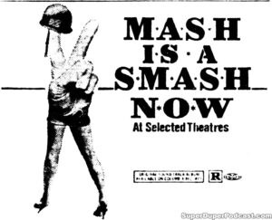 MASH- Newspaper ad. November 2, 1970.