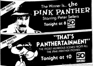 THE PINK PANTHER- Television guide ad. November 7, 1978.