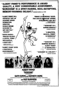 SCROOGE- Newspaper ad. November 14, 1970.