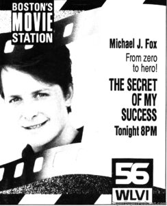 THE SECRET OF MY SUCCESS- Television guide ad. November 4, 1991. Caped Wonder Stuns City!