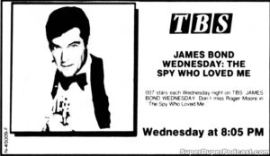 THE SPY WHO LOVED ME- Television guide ad. November 20, 1991.