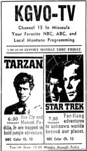 STAR TREK THE ORIGINAL SERIES season 2, episode 12, I, Mudd, television guide ad. November 3, 1967.