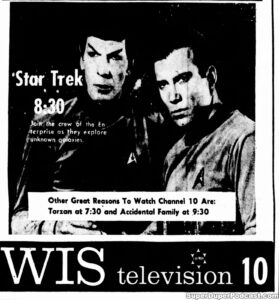 STAR TREK THE ORIGINAL SERIES season 2, episode 12, I, Mudd, television guide ad. November 3, 1967.