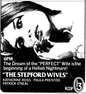 THE STEPFORD WIVES- Television guide ad. November 11, 1979. Caped Wonder Stuns City!