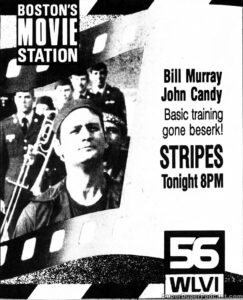 STRIPES- Television guide ad. November 5, 1991.