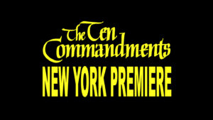 THE TEN COMMANDMENTS- New York premiere.
November 8, 1956.