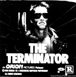 THE TERMINATOR- Newspaper ad. November 14, 1984.