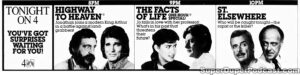 THE FACTS OF LIFE- Television guide ad. November 7, 1984.