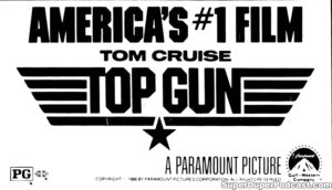 TOP GUN- Newspaper ad. November 5, 1986.