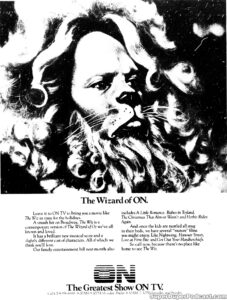 THE WIZ- Television guide ad. November 14, 1979.