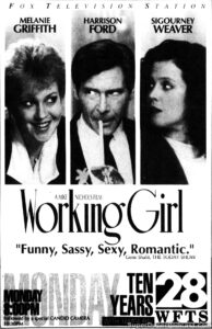 WORKING GIRL- Television guide ad. November 11, 1991. Caped Wonder Stuns City!