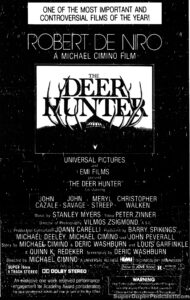 THE DEER HUNTER- Newspaper ad.
December 10, 1978.
Caped Wonder Stuns City!