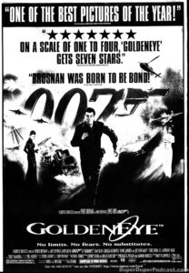 GOLDENEYE- Newspaper ad. December 8, 1995. Caped Wonder Stuns City!