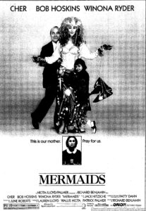 MERMAIDS- Newspaper ad. December 14, 1990. Caped Wonder Stuns City!