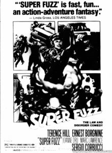 SUPER FUZZ- Newspaper ad. December 18, 1981. Caped Wonder Stuns City!