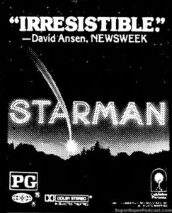 STARMAN- Newspaper ad. January 8, 1985.