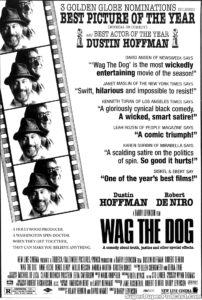 WAG THE DOG- Newspaper ad. January 9, 1998. Caped Wonder Stuns City!