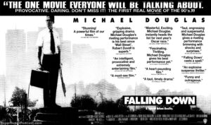 FALLING DOWN- Newspaper ad. February 21, 1993.