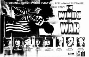 THE WINDS OF WAR- Television guide ad. February 12, 1989.