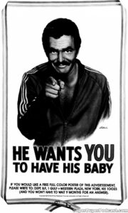 PATERNITY- Newspaper ad. May 31, 1981. Caped Wonder Stuns City!