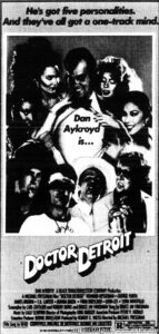 DOCTOR DETROIT- Newspaper ad. June 1, 1983. Caped Wonder Stuns City!
